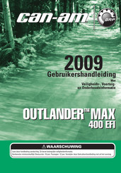 BRP can-am OUTLANDER MAX 400 EFI 2009 Gebruikershandleiding