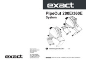 eXact PipeCut 280E Bedieningsinstructies