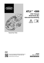 Tennant ATLV 4300 Gebruikershandleiding