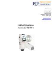 PCE Instruments PCE-CSM 8 Gebruiksaanwijzing