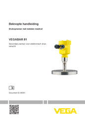 Vega VEGABAR 81 Beknopte Handleiding