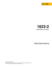 Fluke 1623-2 Gebruiksaanwijzing