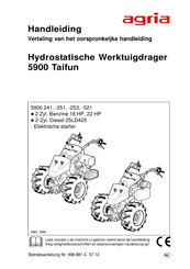 Agria 5900 Taifun Series Handleiding