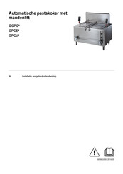 Electrolux Professional GPCE Series Installatie En Gebruikshandleiding