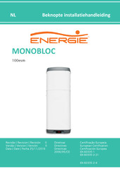 Energie MONOBLOC 100esm Beknopte Installatiehandleiding