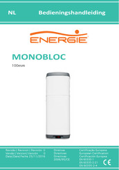 Energie MONOBLOC 100esm Bedieningshandleiding