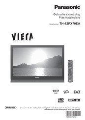 Panasonic VIERA TH-42PX70EA Gebruiksaanwijzing