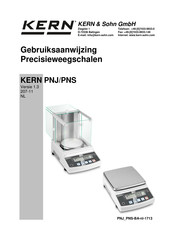 KERN and SOHN PNJ 3000-2M Gebruiksaanwijzing