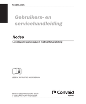 Etac Convaid Rodeo Gebruikers- En Servicehandleiding