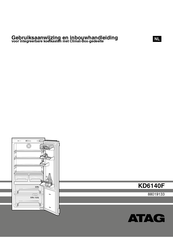 Atag KD6140F Gebruiksaanwijzing En Inbouwhandleiding