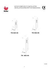 bulex TN 400-44 Installatievoorschrift En Handleiding