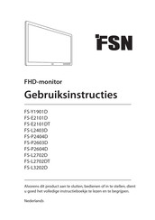 FSN FS-L2702D Gebruiksinstructies