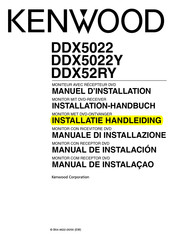 Kenwood DDX5022 Installatiehandleiding