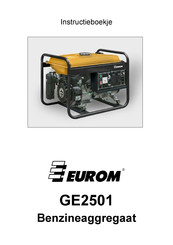 EUROM GE2501 Instructieboekje