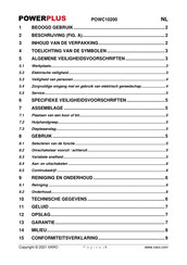 Powerplus POWC10200 Gebruiksaanwijzing