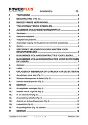 Powerplus POWDP2530 Gebruiksaanwijzing