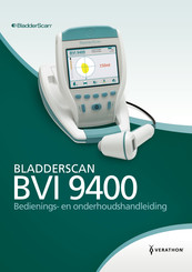 Verathon BLADDERSCAN BVI 9400 Bedienings- En Onderhoudshandleiding