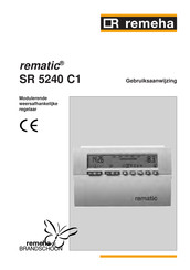 REMEHA rematic SR 5240 C1 Gebruiksaanwijzing