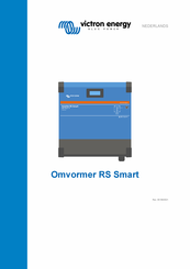 Victron energy RS Smart Gebruiksaanwijzing