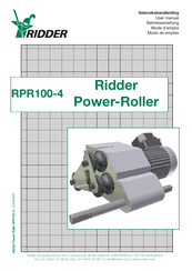 Ridder RPR100-4 Gebruikshandleiding