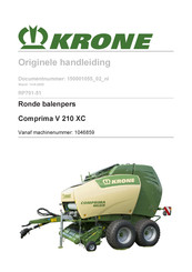 Krone Comprima V 210 XC Originele Handleiding