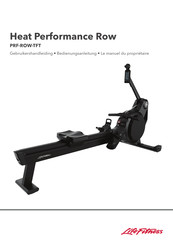 LifeFitness Heat Performance Row Gebruikershandleiding