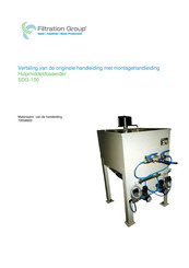 Filtration Group SDG-100 Vertaling Van De Originele Handleiding