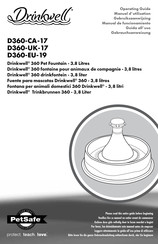 Petsafe Drinkwell D360-UK-17 Gebruiksaanwijzing