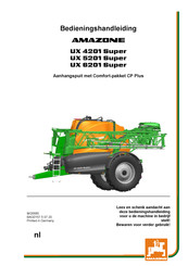 Amazone UX 6201 Super Bedieningshandleiding