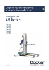 Böcker LM 400 Gebruik En Onderhoud