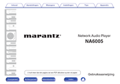 Marantz NA6005 Gebruiksaanwijzing