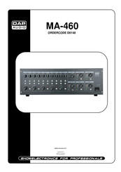 DAP Audio MA-460 Handleiding