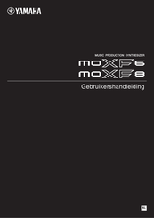 Yamaha MOXF8 Gebruikershandleiding