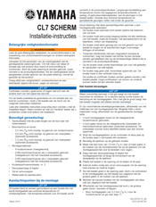 Yamaha CL7 Installatie-Instructies