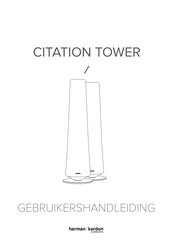 Harman Kardon CITATION TOWER Gebruikershandleiding