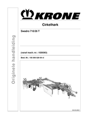 Krone Swadro 710/26 T Handleiding
