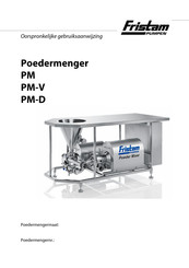 Fristam Pumpen PM-D02 Gebruiksaanwijzing