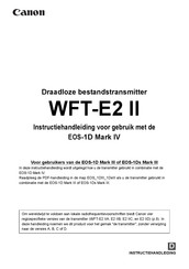 Canon WFT-E2 II Series Instructiehandleiding