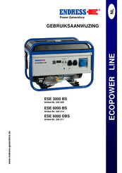 Endress ESE 6000 DBS Gebruiksaanwijzing