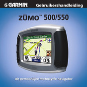 Garmin zumo 550 Gebruikershandleiding