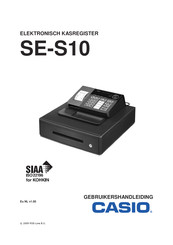 Casio SE-S10 Gebruikershandleiding