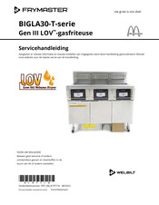 Frymaster LOV BIGLA30-T Series Servicehandleiding