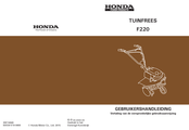 Honda F220 Gebruikershandleiding