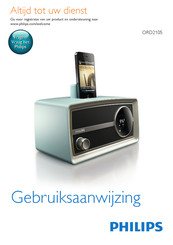 Philips ORD2105 Gebruiksaanwijzing