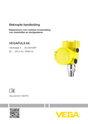 Vega VEGAPULS 6X Beknopte Handleiding