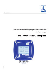 Beko METPOINT BDL compact Installatiehandleiding En Gebruiksaanwijzing