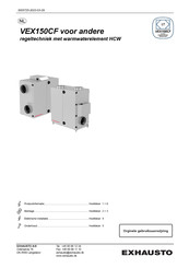 Exhausto VEX150CF Gebruiksaanwijzing