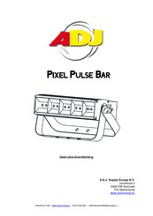 ADJ PIXEL PULSE BAR Gebruikershandleiding