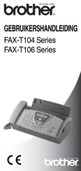 Brother FAX-T104 Series Gebruikershandleiding