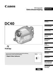 Canon DC40 Gebruiksaanwijzing